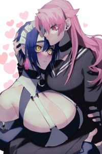 una pequeña dama y su gran criada demonio